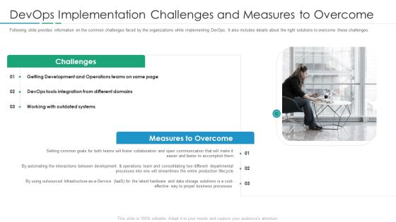 Devops Implementation Challenges And Measures To Overcome Infographics PDF Devops Implementation Challenges And Measures To Overcome Infographics PDF