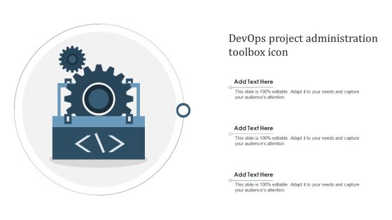 Devops Project Administration Toolbox Icon Elements PDF