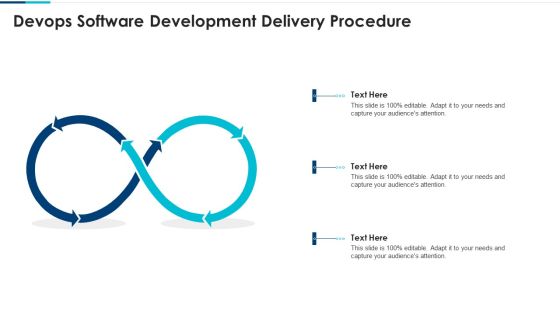 Devops Software Development Delivery Procedure Icons PDF