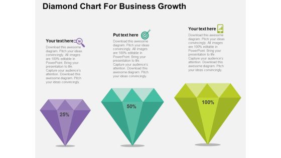 Diamond Chart For Business Growth Powerpoint Templates Diamond Chart For Business Growth Powerpoint Templates