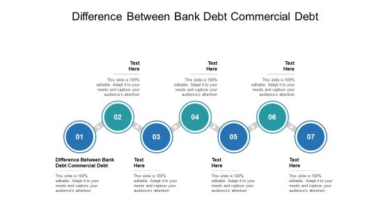 Difference Between Bank Debt Commercial Debt Ppt PowerPoint Presentation Ideas Graphics Tutorials Cpb Difference Between Bank Debt Commercial Debt Ppt PowerPoint Presentation Ideas Graphics Tutorials Cpb