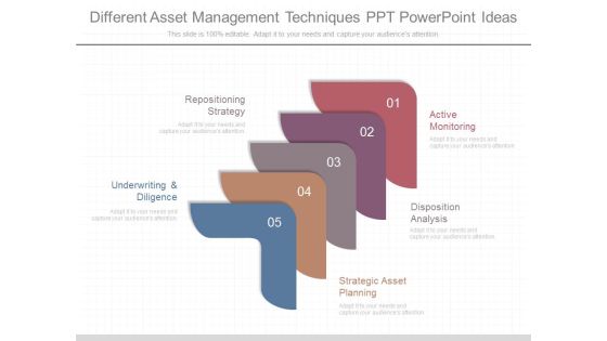Different Asset Management Techniques Ppt Powerpoint Ideas