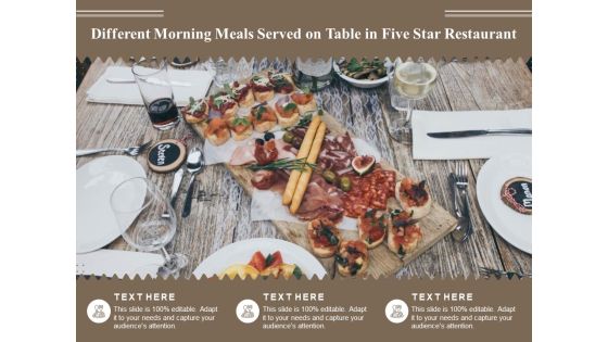 Different Morning Meals Served On Table In Five Star Restaurant Ppt PowerPoint Presentation Inspiration Slideshow PDF Different Morning Meals Served On Table In Five Star Restaurant Ppt PowerPoint Presentation Inspiration Slideshow PDF