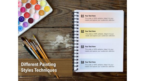 Different Painting Styles Techniques Ppt PowerPoint Presentation Styles Visual Aids Different Painting Styles Techniques Ppt PowerPoint Presentation Styles Visual Aids