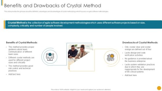 Different Scrum Approaches Benefits And Drawbacks Of Crystal Method Inspiration PDF