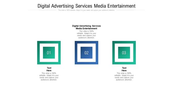 Digital Advertising Services Media Entertainment Ppt PowerPoint Presentation Outline Images Cpb Pdf Digital Advertising Services Media Entertainment Ppt PowerPoint Presentation Outline Images Cpb Pdf