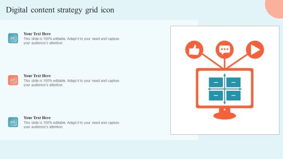 Digital Content Strategy Grid Icon Elements PDF Digital Content Strategy Grid Icon Elements PDF