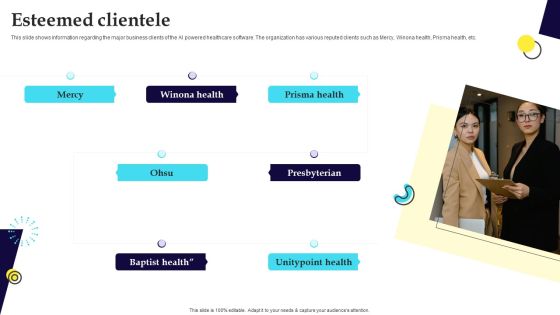 Digital Healthcare Platform Fundraising Pitch Deck Esteemed Clientele Infographics PDF Digital Healthcare Platform Fundraising Pitch Deck Esteemed Clientele Infographics PDF