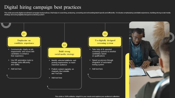 Digital Hiring Campaign Best Practices Sample PDF Digital Hiring Campaign Best Practices Sample PDF