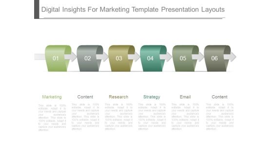 Digital Insights For Marketing Template Presentation Layouts Digital Insights For Marketing Template Presentation Layouts
