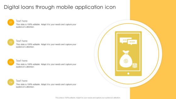 Digital Loans Through Mobile Application Icon Ppt Styles Deck PDF Digital Loans Through Mobile Application Icon Ppt Styles Deck PDF