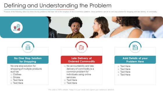 Digital Marketing Business Investor Funding Pitch Deck Defining And Understanding The Problem Pictures PDF