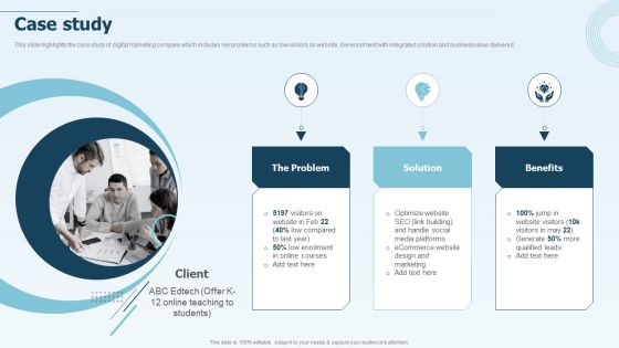 Digital Marketing Company Profile Case Study Graphics PDF Digital Marketing Company Profile Case Study Graphics PDF