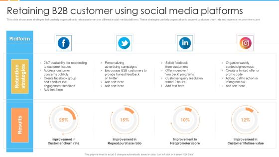 Digital Marketing Guide For B2B Firms Retaining B2B Customer Using Social Media Platforms Brochure PDF Digital Marketing Guide For B2B Firms Retaining B2B Customer Using Social Media Platforms Brochure PDF