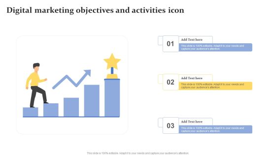 Digital Marketing Objectives And Activities Icon Diagrams PDF Digital Marketing Objectives And Activities Icon Diagrams PDF