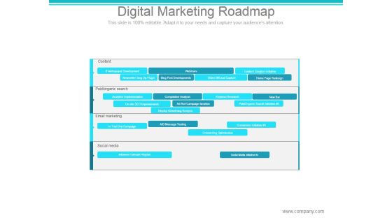 Digital Marketing Roadmap Ppt PowerPoint Presentation Design Ideas Digital Marketing Roadmap Ppt PowerPoint Presentation Design Ideas