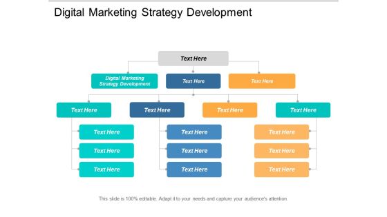 Digital Marketing Strategy Development Ppt PowerPoint Presentation Show Structure Cpb