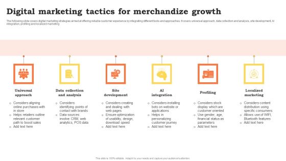 Digital Marketing Tactics For Merchandize Growth Microsoft PDF Digital Marketing Tactics For Merchandize Growth Microsoft PDF
