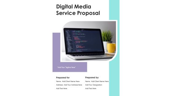 Digital Media Service Proposal Example Document Report Doc Pdf Ppt Digital Media Service Proposal Example Document Report Doc Pdf Ppt