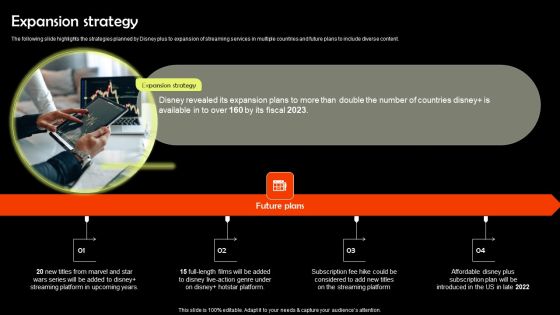 Digital Media Streaming Platform Company Profile Expansion Strategy Portrait PDF