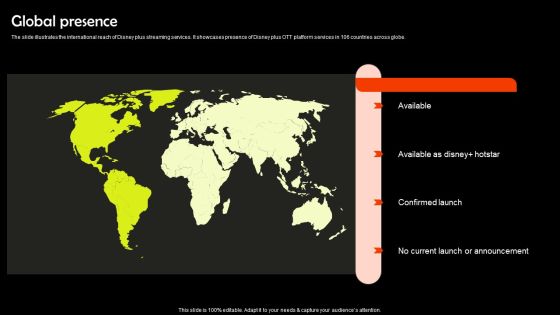 Digital Media Streaming Platform Company Profile Global Presence Elements PDF Digital Media Streaming Platform Company Profile Global Presence Elements PDF