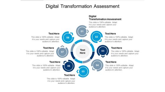 Digital Transformation Assessment Ppt PowerPoint Presentation Outline Information Cpb