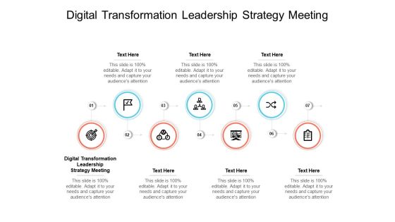 Digital Transformation Leadership Strategy Meeting Ppt PowerPoint Presentation Inspiration Ideas Cpb