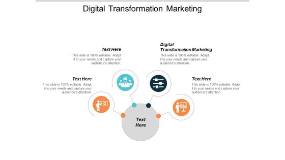 Digital Transformation Marketing Ppt PowerPoint Presentation Icon Example Cpb