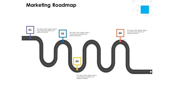 Digital Transformation Strategy Roadmap Marketing Roadmap Ppt PowerPoint Presentation Gallery Slide PDF
