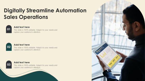 Digitally Streamline Automation Sales Operations Structure PDF Digitally Streamline Automation Sales Operations Structure PDF