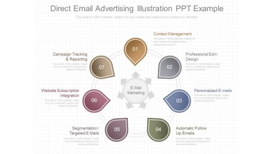 Direct Email Advertising Illustration Ppt Example