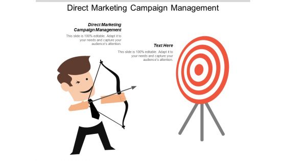 Direct Marketing Campaign Management Ppt PowerPoint Presentation File Files Cpb