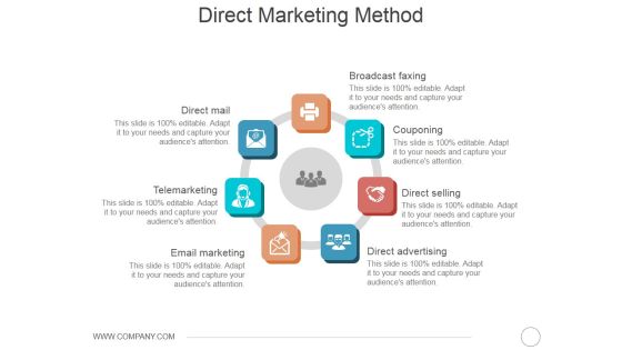 Direct Marketing Method Ppt PowerPoint Presentation Summary Graphics