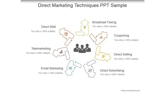 Direct Marketing Techniques Ppt Sample Direct Marketing Techniques Ppt Sample