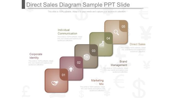 Direct Sales Diagram Sample Ppt Slide Direct Sales Diagram Sample Ppt Slide