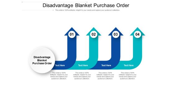 Disadvantage Blanket Purchase Order Ppt PowerPoint Presentation Ideas Skills Cpb Pdf