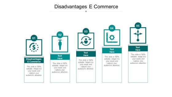 Disadvantages E Commerce Ppt PowerPoint Presentation Layouts Show Cpb Disadvantages E Commerce Ppt PowerPoint Presentation Layouts Show Cpb