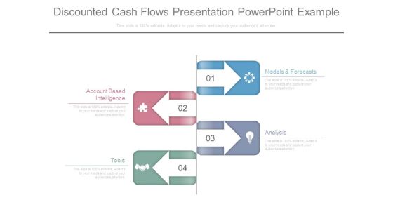 Discounted Cash Flows Presentation Powerpoint Example