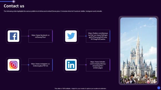 Disney Plus OTT Platform Company Summary Contact Us Ppt File Gridlines PDF Disney Plus OTT Platform Company Summary Contact Us Ppt File Gridlines PDF