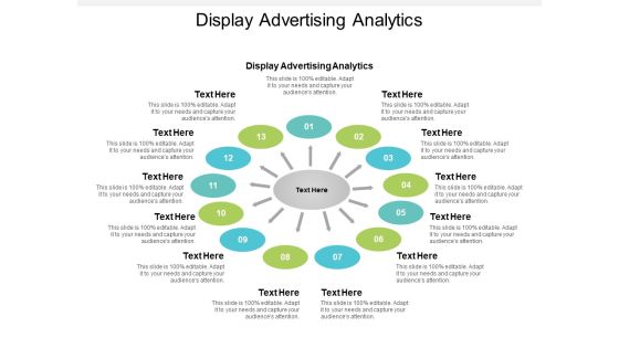 Display Advertising Analytics Ppt PowerPoint Presentation Infographic Template Graphics Cpb