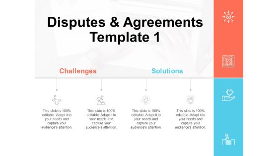 Disputes And Agreements Template Challenges Ppt PowerPoint Presentation Infographics Designs Download Disputes And Agreements Template Challenges Ppt PowerPoint Presentation Infographics Designs Download
