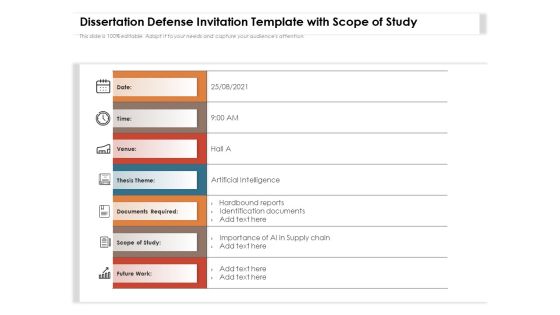 Dissertation Defense Invitation Template With Scope Of Study Ppt PowerPoint Presentation Infographics Visuals PDF Dissertation Defense Invitation Template With Scope Of Study Ppt PowerPoint Presentation Infographics Visuals PDF