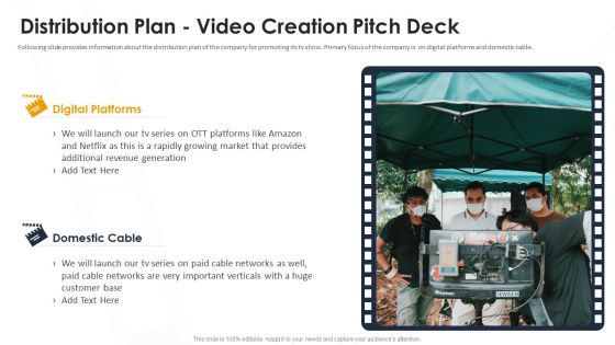 Distribution Plan Video Creation Pitch Deck Ppt Infographic Template Background Image PDF Distribution Plan Video Creation Pitch Deck Ppt Infographic Template Background Image PDF