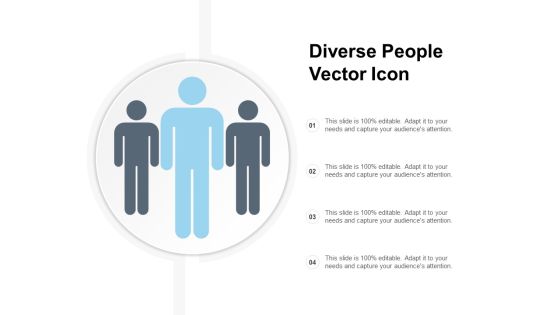 Diverse People Vector Icon Ppt PowerPoint Presentation File Professional