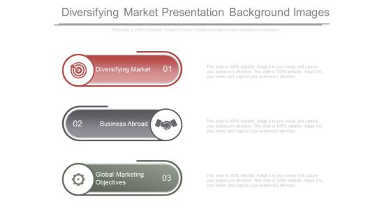 Diversifying Market Presentation Background Images Diversifying Market Presentation Background Images
