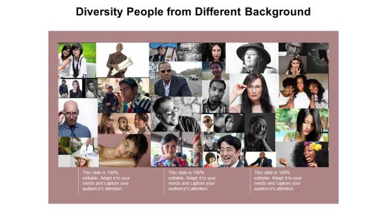 Diversity People From Different Background Ppt Powerpoint Presentation Inspiration Elements