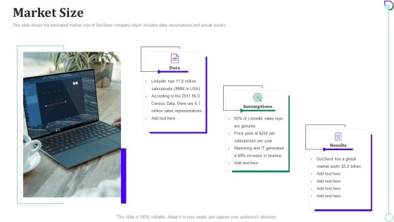 Docsend Capital Fundraising Market Size Ppt Portfolio Icons PDF Docsend Capital Fundraising Market Size Ppt Portfolio Icons PDF
