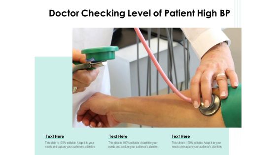Doctor Checking Level Of Patient High BP Ppt PowerPoint Presentation Gallery Sample PDF Doctor Checking Level Of Patient High BP Ppt PowerPoint Presentation Gallery Sample PDF