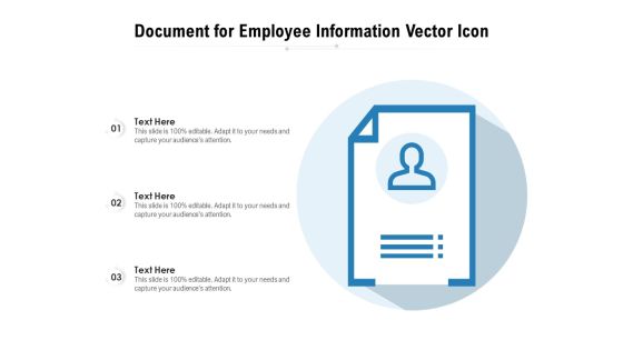 Document For Employee Information Vector Icon Ppt PowerPoint Presentation File Background Designs PDF Document For Employee Information Vector Icon Ppt PowerPoint Presentation File Background Designs PDF