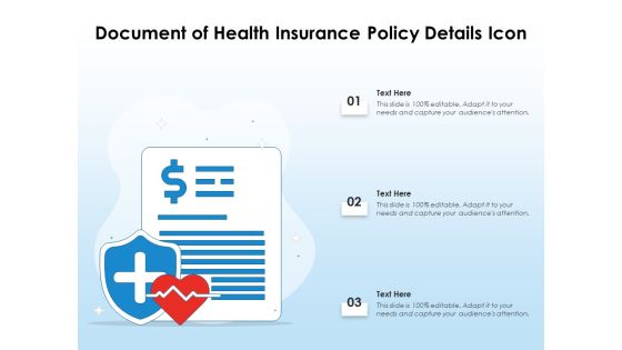 Document Of Health Insurance Policy Details Icon Ppt PowerPoint Presentation Gallery Microsoft PDF Document Of Health Insurance Policy Details Icon Ppt PowerPoint Presentation Gallery Microsoft PDF